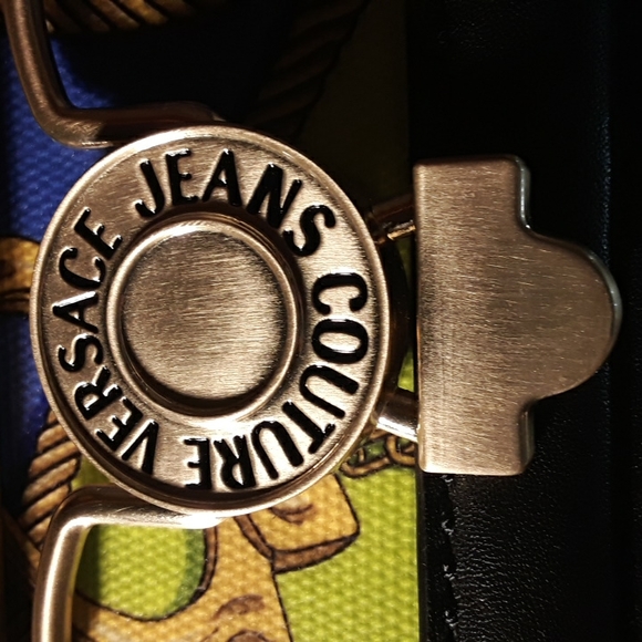 Genuine Versace Jeans Couture Leather Convertible Printed Crossbody - Picture 3 of 15